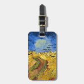 Van Gogh Wheat Fields impressionist Painting ラゲッジタグ (正面縦)