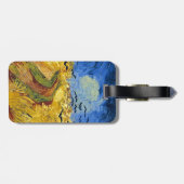 Van Gogh Wheat Fields impressionist Painting ラゲッジタグ (裏面横)