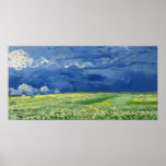 Van Gogh - Wheatfield Under Thunderclouds ポスター<br><div class="desc">Wheatfield Under Thunderclouds by Vincent Van Gogh. For more poster-ready images from Zedign Art Series Book 38 "Vincent Van Gogh - Paintings & Drawings Vol 3",  visit https://books.zedign.com/zas/38.html</div>