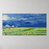 Van Gogh - Wheatfield Under Thunderclouds ポスター (正面)