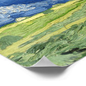 Van Gogh - Wheatfield Under Thunderclouds ポスター (角)