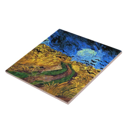 Van Gogh - Wheatfield with Crows, タイル (側面)