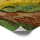 Van Gogh - Wheatfield With Crows ポスター (角)