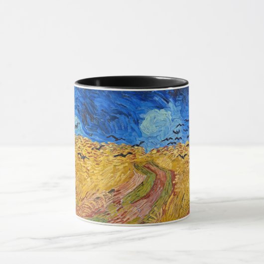 Van Gogh Wheatfield with Crows Mug マグカップ (中央)