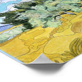 Van Gogh - Wheatfield with cypresses ポスター (角)