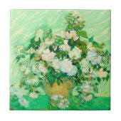Van Gogh White Roses タイル (正面)