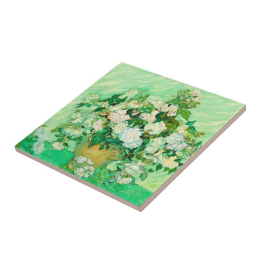 Van Gogh White Roses タイル (側面)