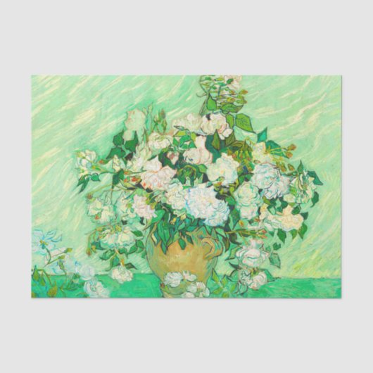 Van Gogh White Roses 薄葉紙 (正面)