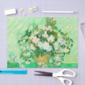 Van Gogh White Roses 薄葉紙 (クラフト)