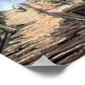 Van Gogh Windmill on Montmartre ポスター (角)