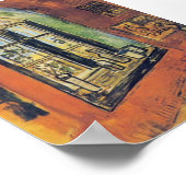 Van Gogh- Window of Vincent's Studio at the Asylum ポスター (角)