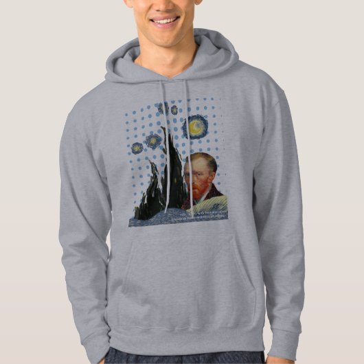  Van Gogh with every star I see, I remember that  パーカ (正面)