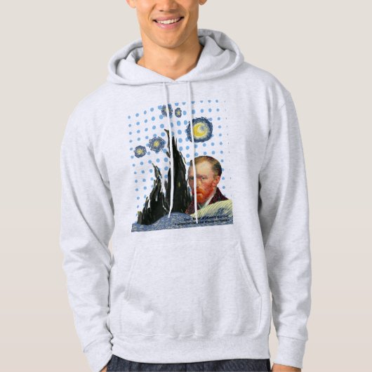  Van Gogh with every star I see, I remember that  パーカ (正面)