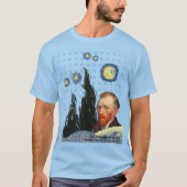  Van Gogh with every star I see, I remember that  Tシャツ (正面)