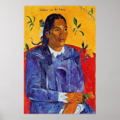 Van Gogh - Woman with a Flower ポスター (正面)
