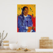 Van Gogh - Woman with a Flower ポスター (キッチン)