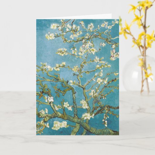 Van Gogh's Almond Blossoms Classic Impressionism カード (黄色い花)