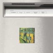 Van Gogh's painting, Alychamps, Autumn マグネット (インサイチュ (食洗機))