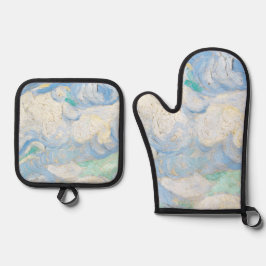 Van Gogh's sky background 鍋つかみ&鍋敷きセット