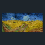 Van Gogh's Wheatfield with Crows ポスター<br><div class="desc">Wheatfield with Crows by Vincent van Gogh (1890).</div>