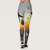 van HOB, leggings, Guitar Fan, Sunset, レギンス (裏面)