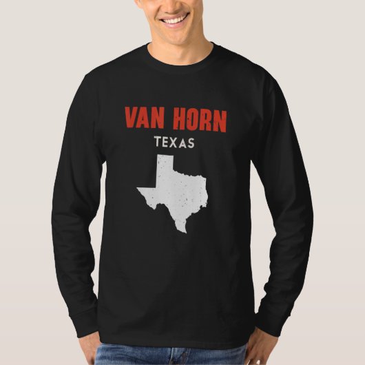 Van Horn Texas USA State America Travel Texas Tシャツ (正面)