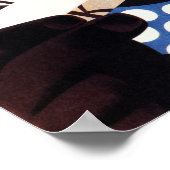 Van Houten Chocolatesフードリンクズヴィンテージアールデコ ポスター (角)