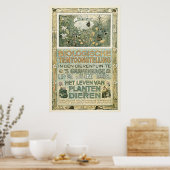 Van Hoytema生物展のポスター、オランダ、 ポスター (キッチン)