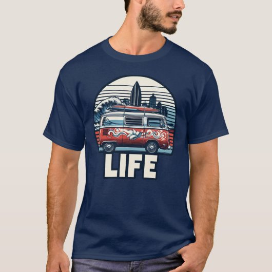 Van Life Explore 009 Tシャツ (正面)