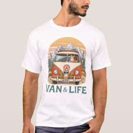 Van Life Paws  Adventure  T-Shirt Tシャツ
