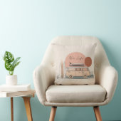 Van Life Surf Van – Retro Beach Camper Aesthetic クッション (椅子)