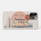 Van Life Surf Van – Retro Beach Camper Aesthetic Case-Mate iPhoneケース (裏面(横))