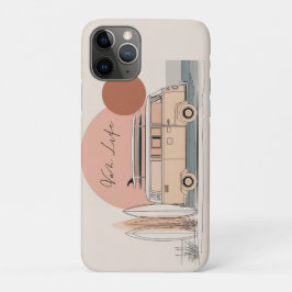 Van Life Surf Van – Retro Beach Camper Aesthetic iPhone 11 Proケース