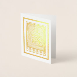 Van Westervelt Coat of Arms Foilノートカード 箔カード