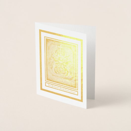 Van Westervelt Coat of Arms Foilノートカード 箔カード (正面)