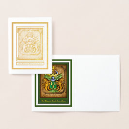 Van Westervelt Coat of Arms Foilノートカード 箔カード