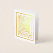 Van Westervelt Coat of Arms Foilノートカード 箔カード (正面)