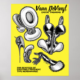 Vana DeVinyl™/エキゾチック・ファッションズ ポスター