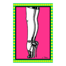 Vana DeVinyl™/ストッキングとハイヒールポスター