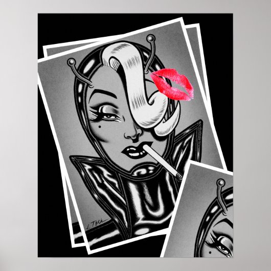 Vana DeVinyl™: ネオノワール/キス ポスター (正面)