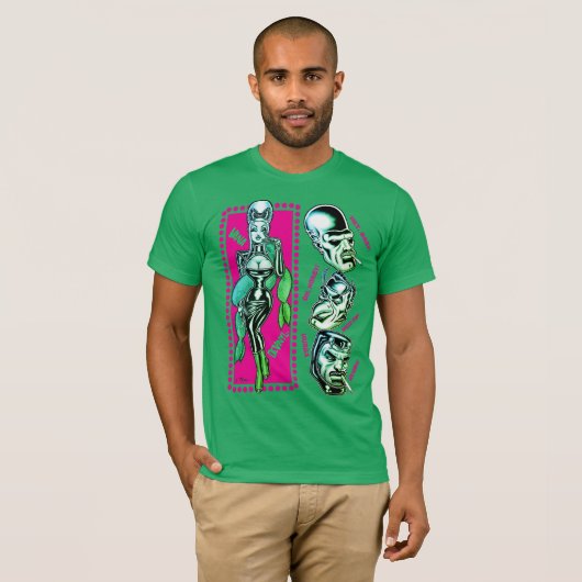 Vana DeVinyl™/ヤジ馬/Green Tシャツ (正面フル)