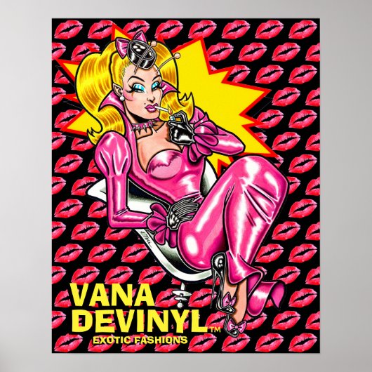 Vana DeVinyl™ラバードレス ポスター (正面)