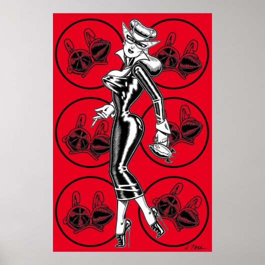 Vana DeVinyl™/異様ファッションポスター ポスター (正面)