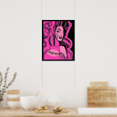 Vana DeVinyl™/美しい – ボットポスター ポスター (キッチン)