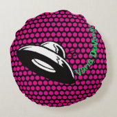 Vana DeVinyl™/覗くBlob ラウンドクッション (裏面)