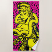 Vana DeVinyl™ Beach Towel ビーチタオル (正面)