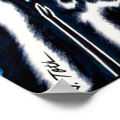 Vana DeVinyl™/Cosmic Swirl ポスター (角)