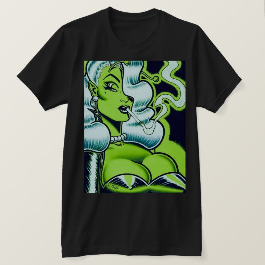 Vana DeVinyl™/Dangerous Dame Tシャツ (デザイン正面)