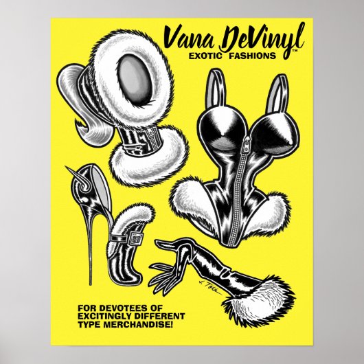 Vana DeVinyl™/Exotic Fashions ポスター (正面)