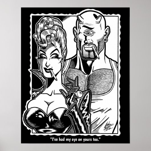 Vana DeVinyl™/Eyeballsポスター ポスター (正面)